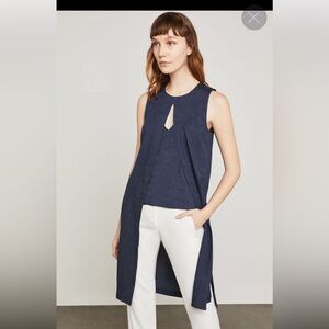 BCBG sleeveless tunic top XS